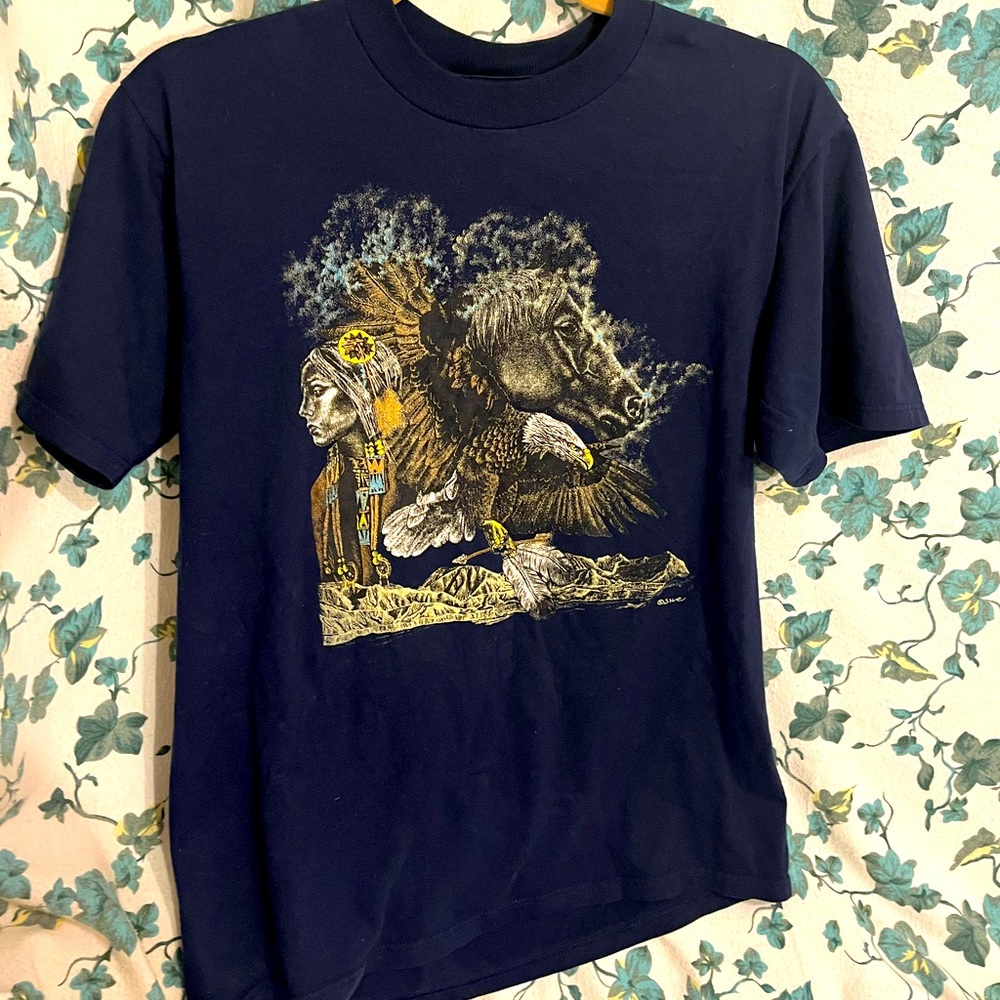 Retro Native American Tee Shirt
